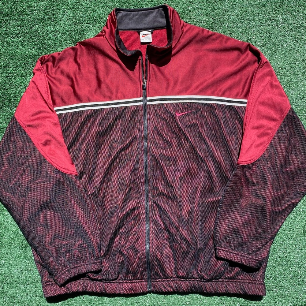Vintage 90’s Nike Swoosh Double Sided Net Mesh Jacket Men’s Size 2XL